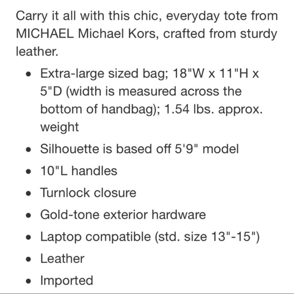 Michael Kors Karson Carryall Large Tote - Picture 6 of 6